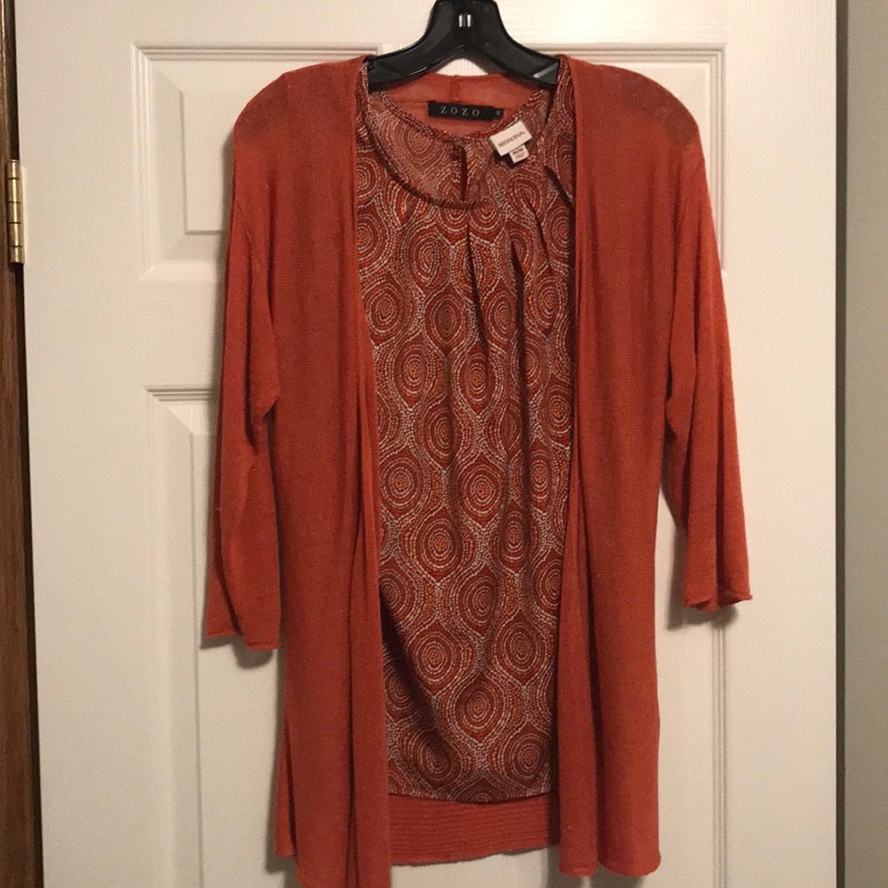 Sweater with sleeveless top